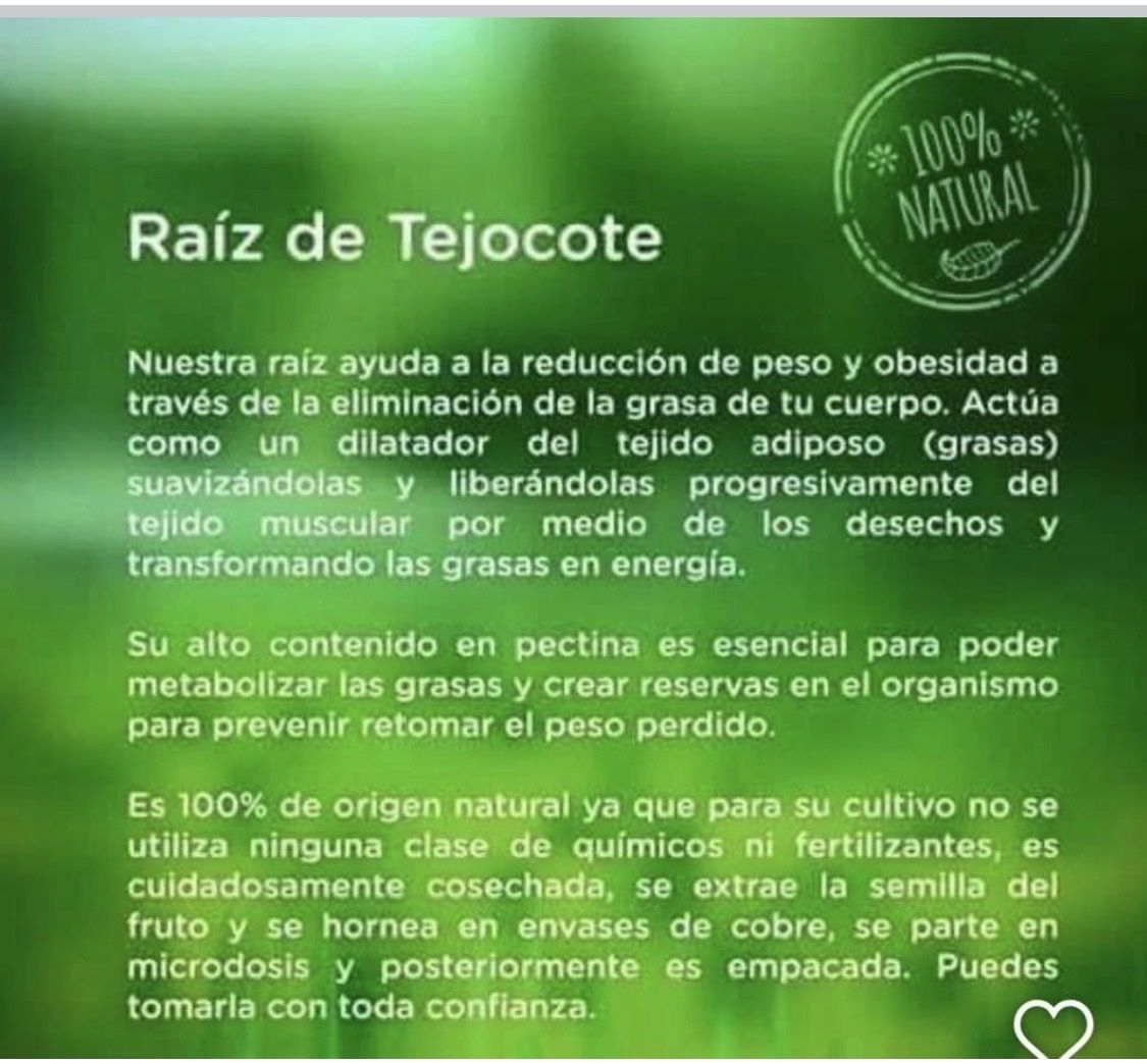 ELV Alipotec Raiz de Tejocote Dietary Supplement 100% Natural Weight Loss Aid