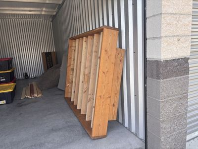 Custom Floating Frame Wooden Bed $600 OBO
