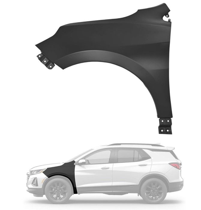 Brand New - OMGREAT Replacement Front Fender Driver Left Side for 2018 - 2024 Chevy Equinox