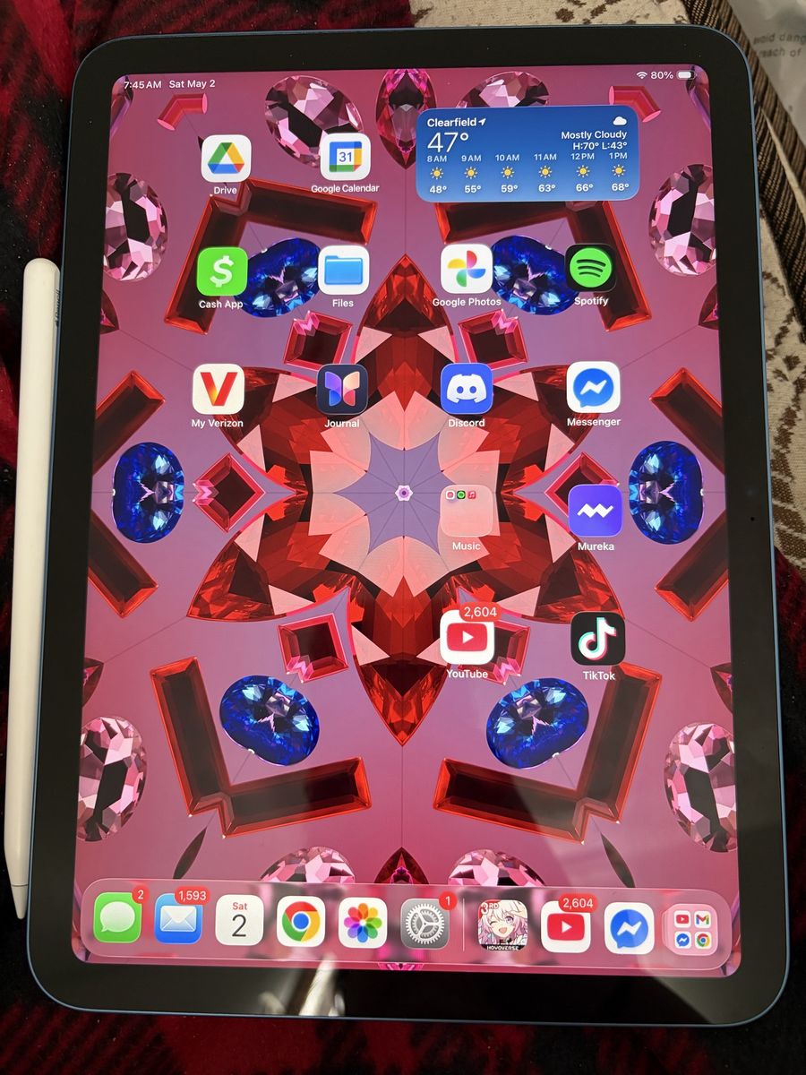 iPad a16 2025 128 gig blue