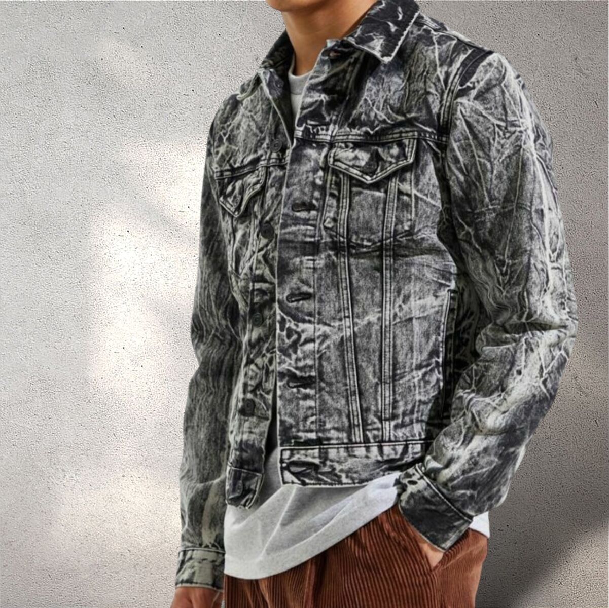 NEW! Urban Outfitters - BDG Denim Trucker Cotton Jacket - Mens Small