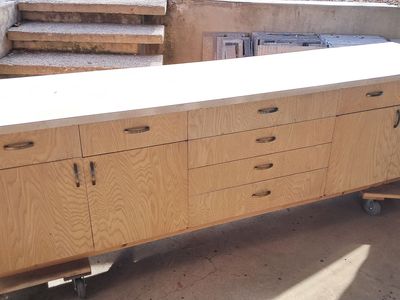 Free! Mid-Century Cabinet, Vintage Countertop