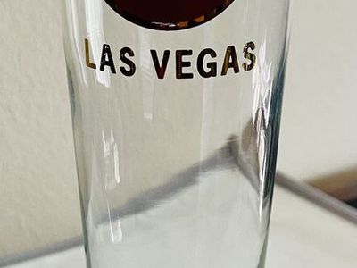 VINTAGE HARD ROCK HOTEL 3 PILSNER TALL GLASSES COLLECTIBLE SOUVENIRS-EXCELLENT!!!
