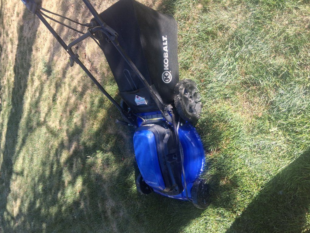 kobalt 21" electric mower