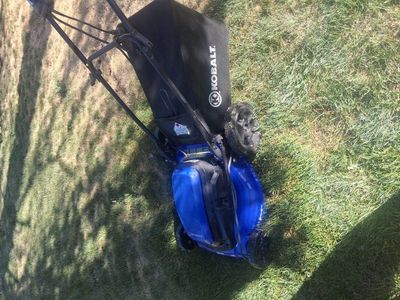 kobalt 21" electric mower