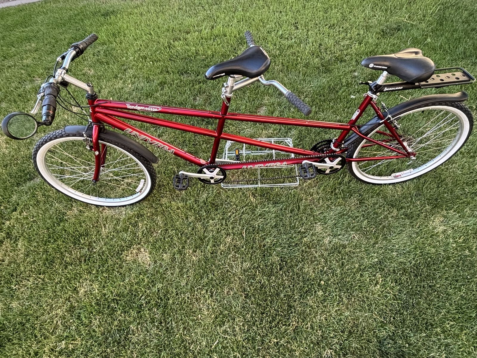 Univega Tandemesse CROMO Main Tubes Tandem Bike - Red
