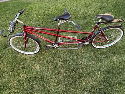 Univega Tandemesse CROMO Main Tubes Tandem Bike - Red
