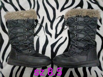 Black Snow boots women's 8.5
