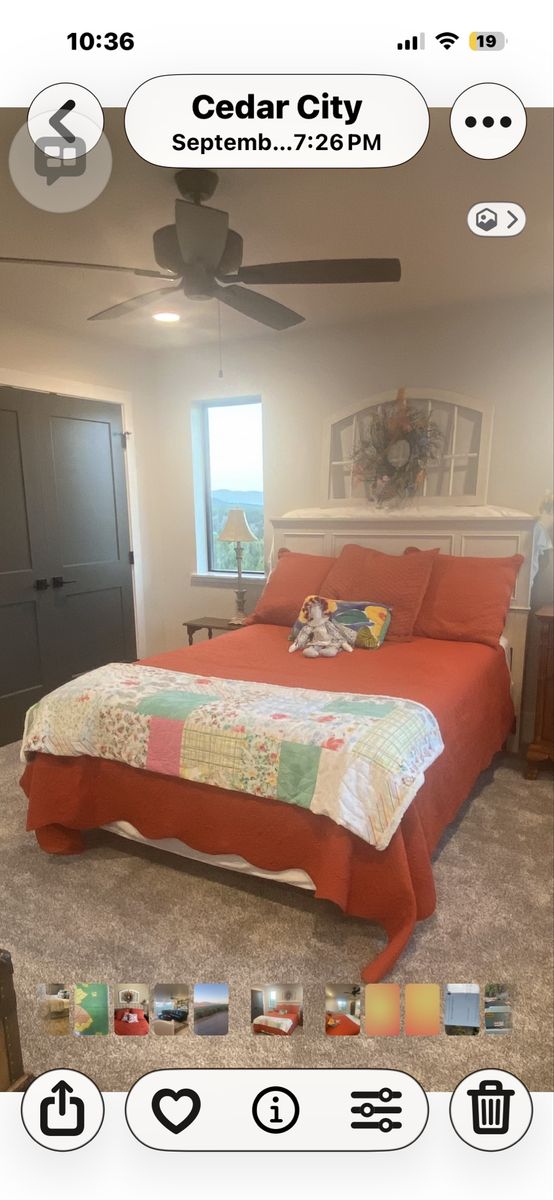 Queen Coverlet With Euro Shams and Sheetd