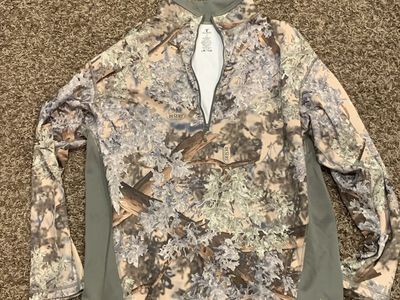 King's Camo Desert Shadow 1/4 Zip Long Sleeve Shirt Size XL