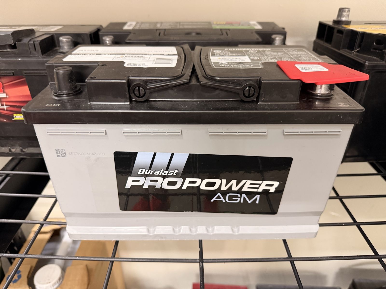 Duralast ProPower AGM H7-AGM 850CCA Car Battery - Absorbent Glass Mat, Non-Spillable