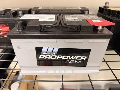 Duralast ProPower AGM H7-AGM 850CCA Car Battery - Absorbent Glass Mat, Non-Spillable