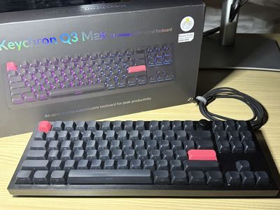 Keychron Q3 Max - TKL Mechanical Keyboard (Banana)
