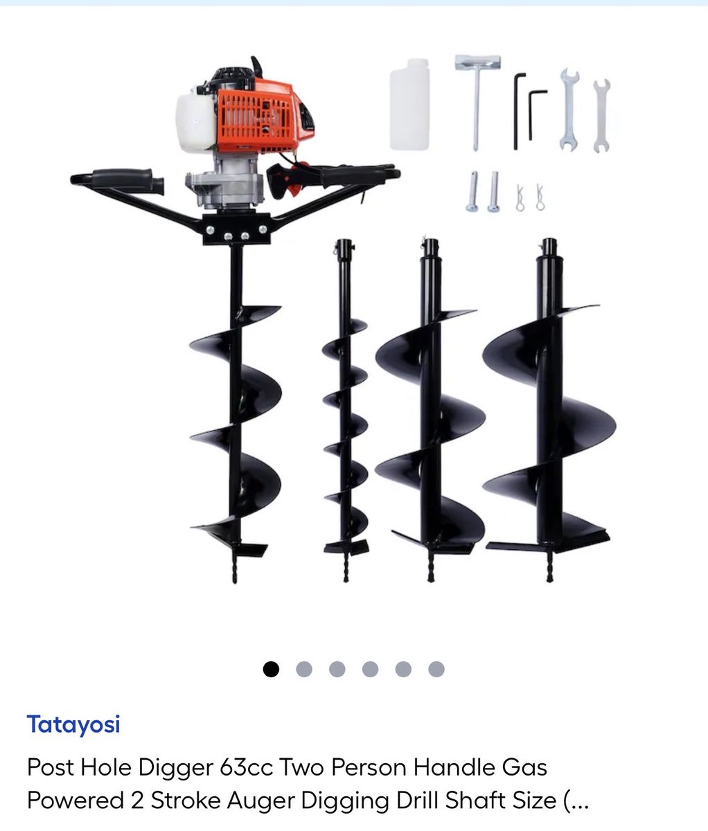 Two person Earth Auger For Rent