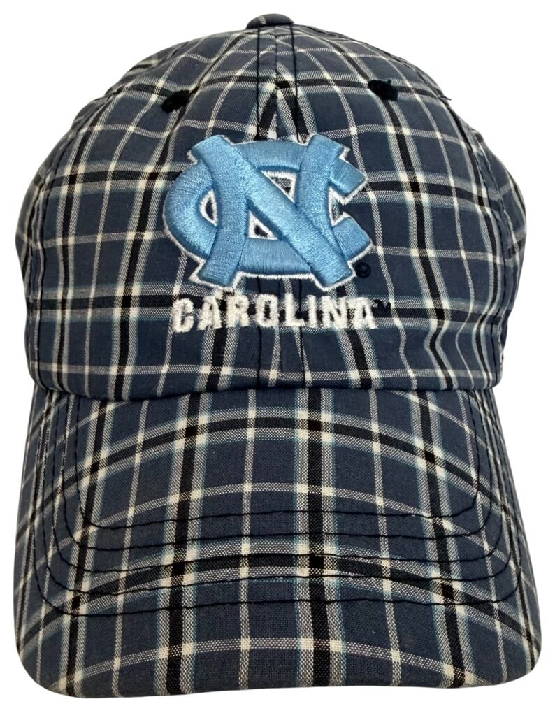North Carolina Tar Heels Plaid Adjustable Hat