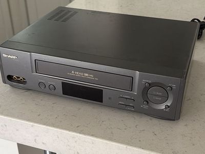 Sharp VC-A574 4-Head Hi-Fi VCR Player - Fully Functional Retro Video Cassette Recorder