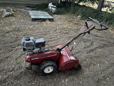 Craftsman 8.50 Counter Rotating Tine (CRT) Tiller - Used Garden Cultivator