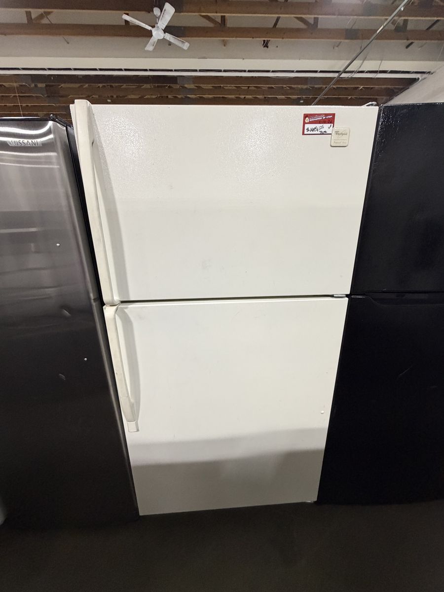 BIG SAVINGS! GOOD WHIRLPOOL TOP AND BOTTOM FRIDGE