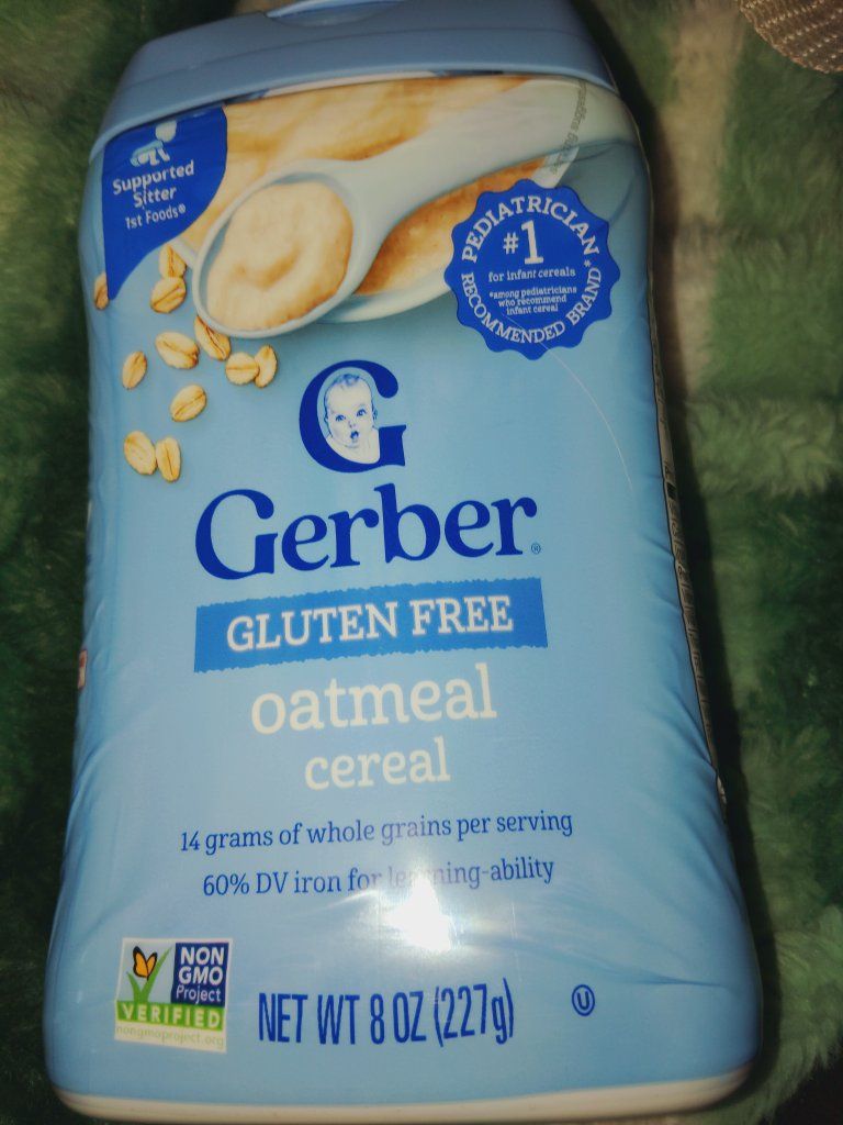 Gerber Gluten-Free Oatmeal Baby Cereal - 8oz, #1 Pediatrician Recommended for 1st Foods