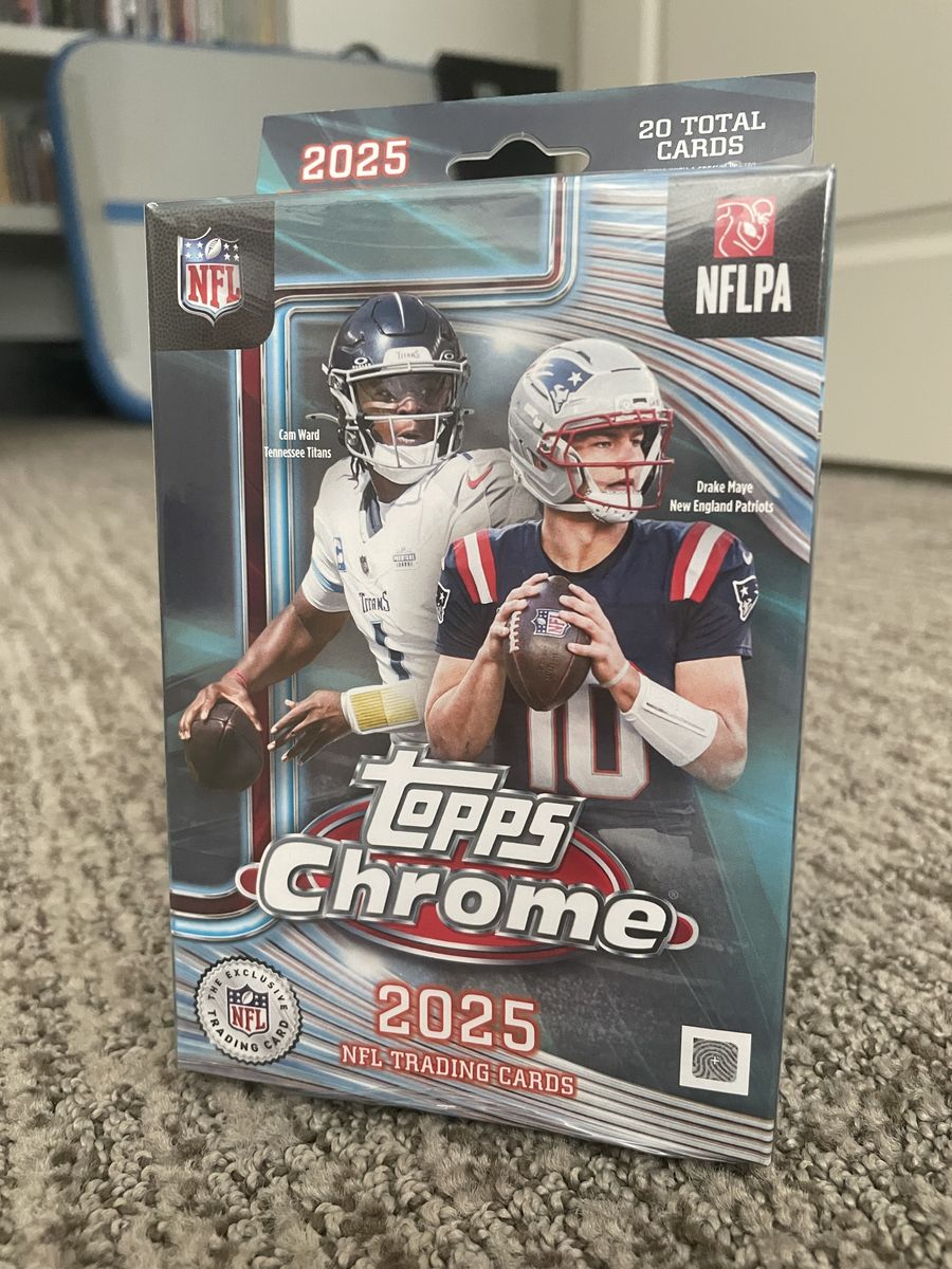 2025 Topps Chrome Football Hanger Box *Factory Sealed*