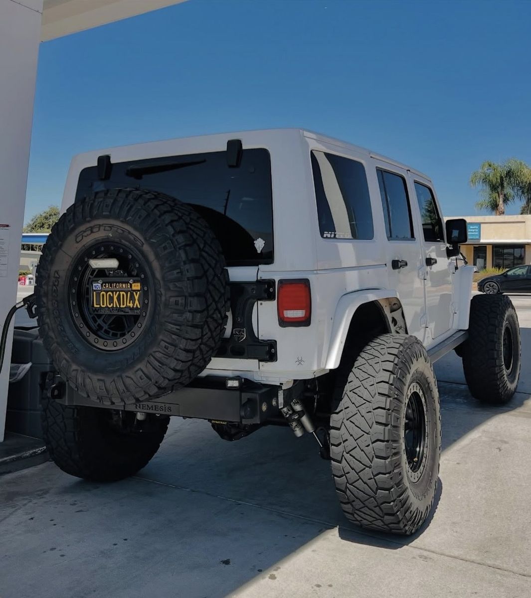 Rear Nemesis Industries Frame Cap Bumper 07-18 JK