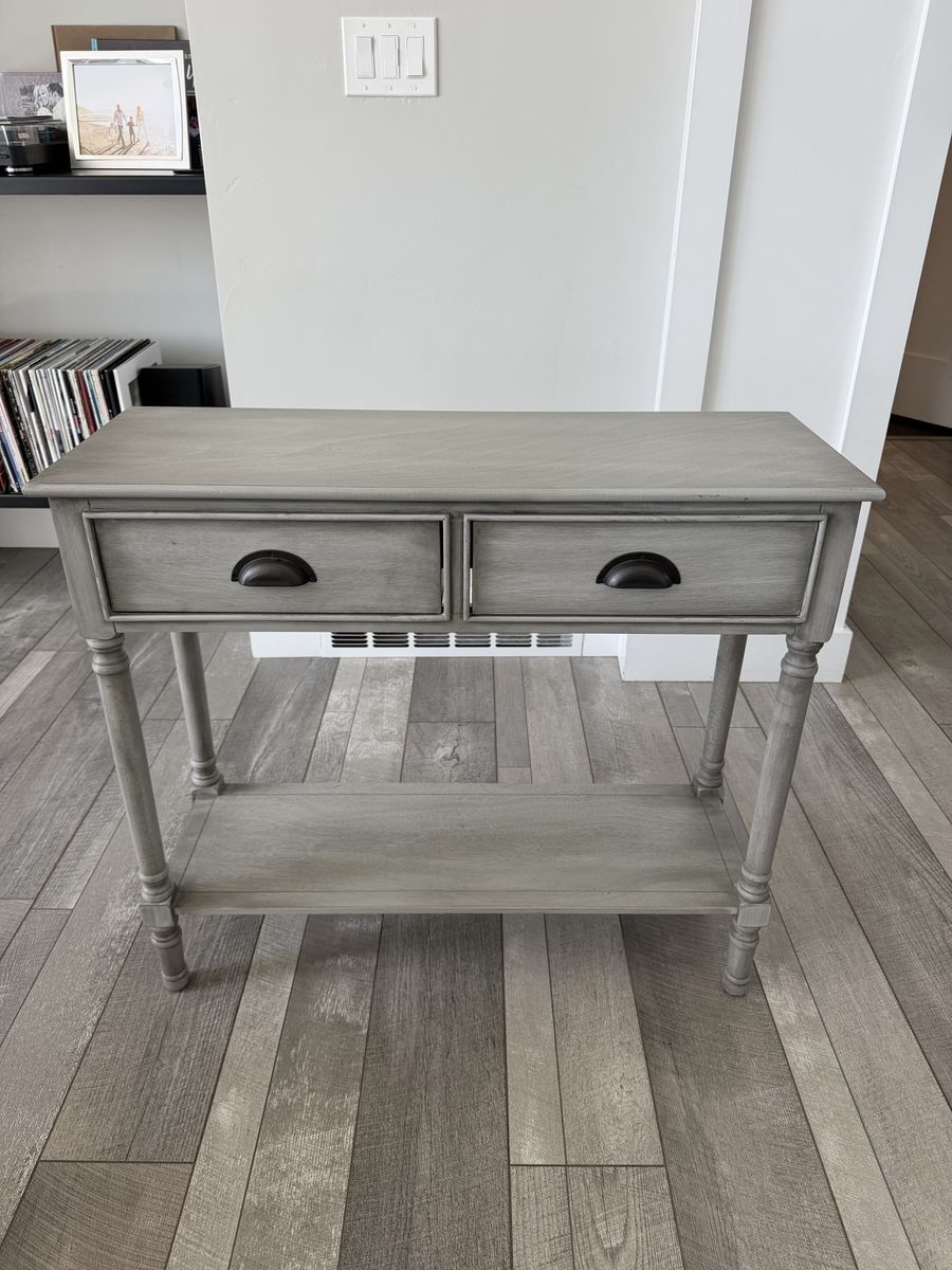 Gray Washed Entryway/Console Table