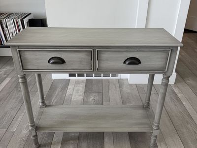 Gray Washed Entryway/Console Table