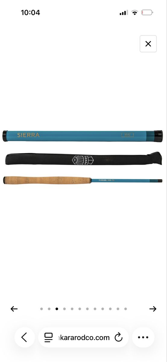 Tenkara Rod Co. Sierra 10.5 ft Tenkara Fishing Rod with Hard Case