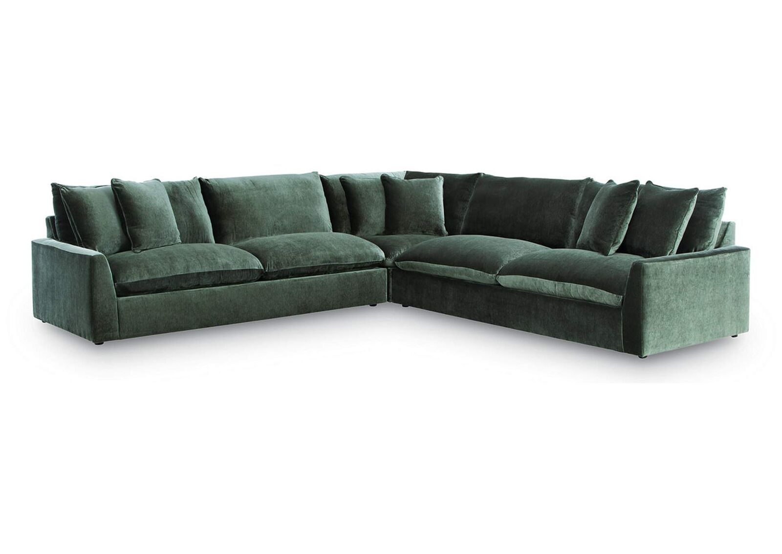 New Carriage View 3pc. Sectional Sofa - Living Room Furniture - Action Home Furniture