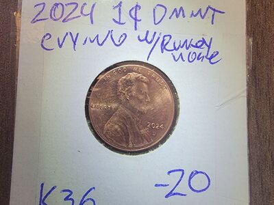 2024 blubbering, Lincoln penny.
