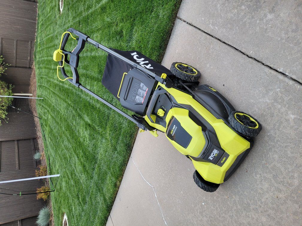 Ryobi Cordless Push Lawn Mower Battery not/include