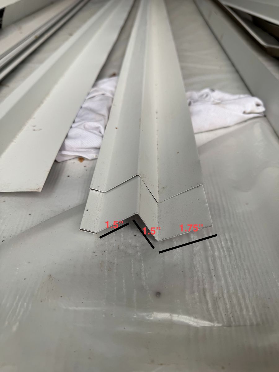 Aluminum Z-Flashing 2 pieces