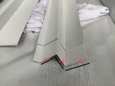 Aluminum Z-Flashing 2 pieces