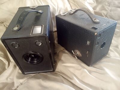 Two Vintage Brownies! $40