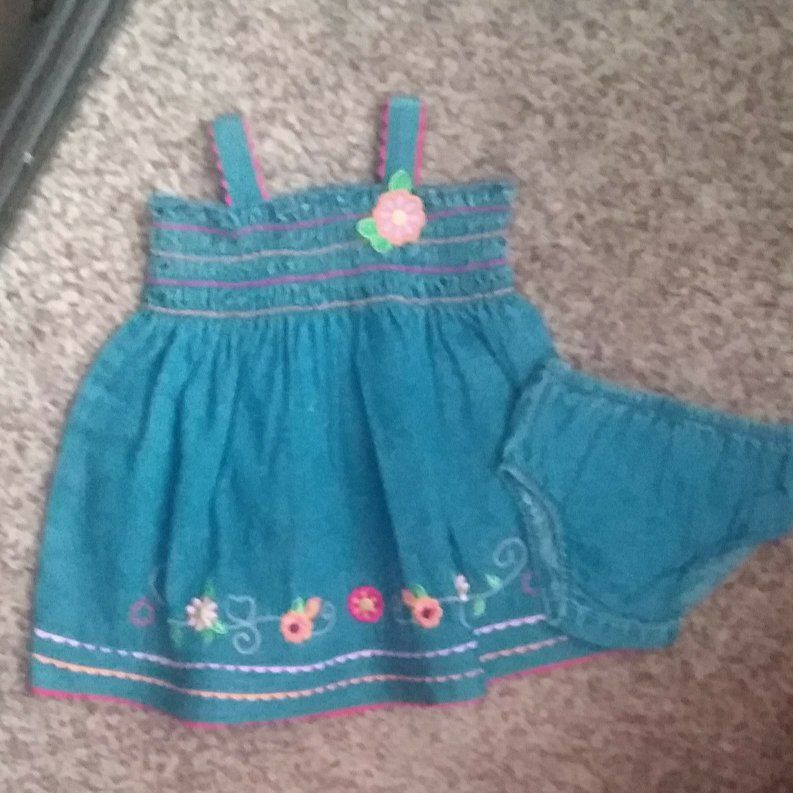 6-9 MO. DENIM SUNDRESS
