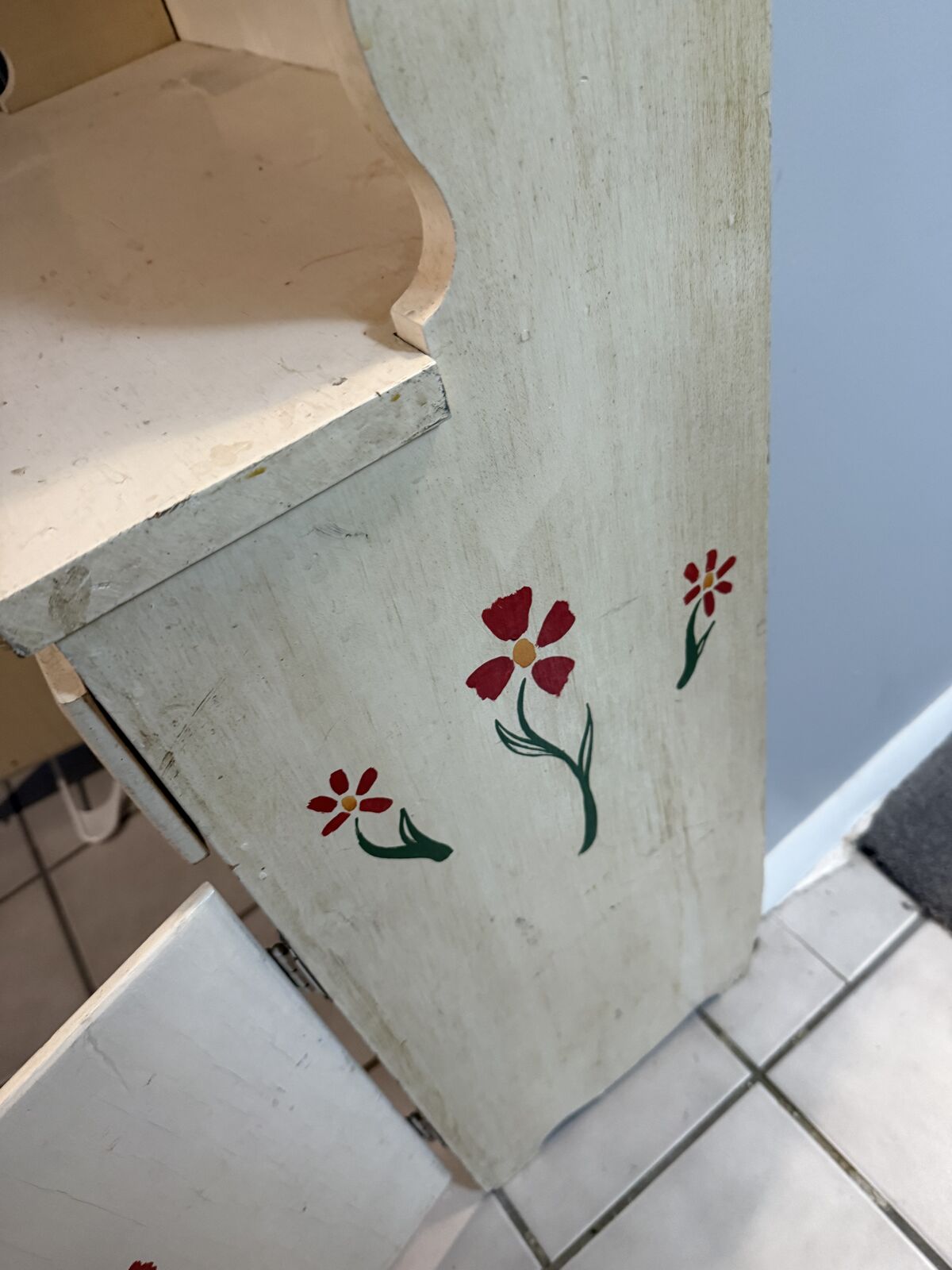 Vintage kitchen playset from the 1950s all wooden