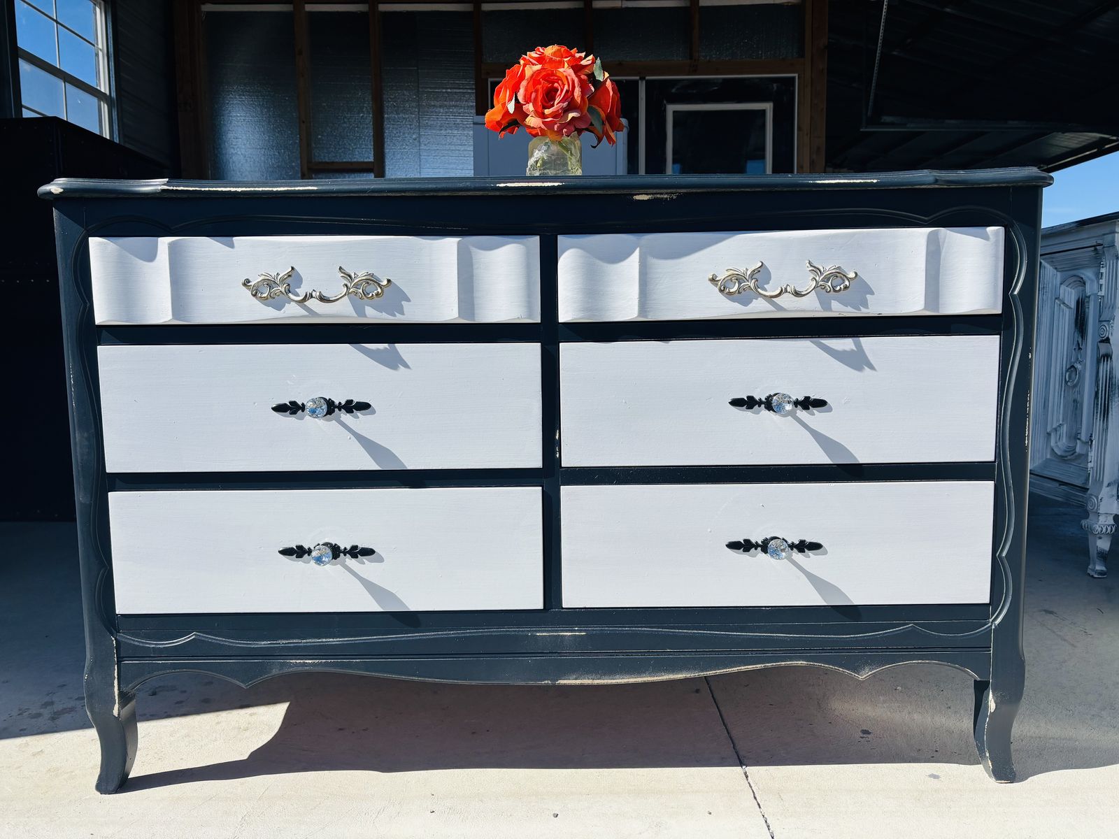 Black & White Dresser