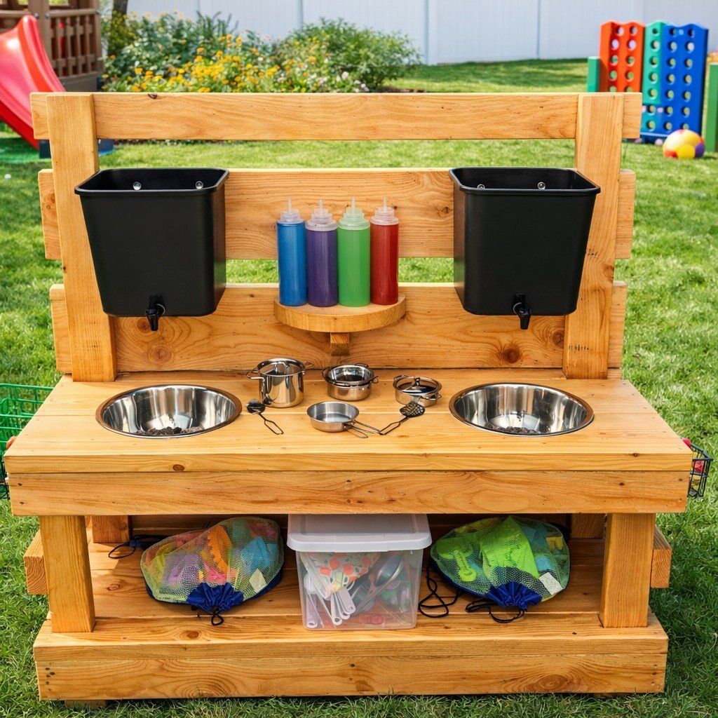 Handmade Kids Mud Kitchen - Outdoor Playset