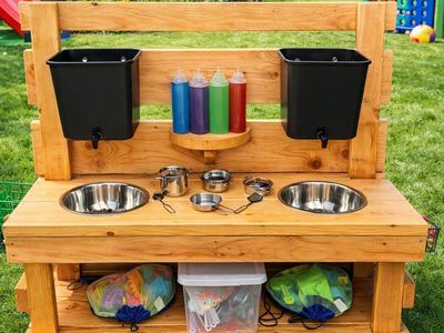 Handmade Kids Mud Kitchen - Outdoor Playset