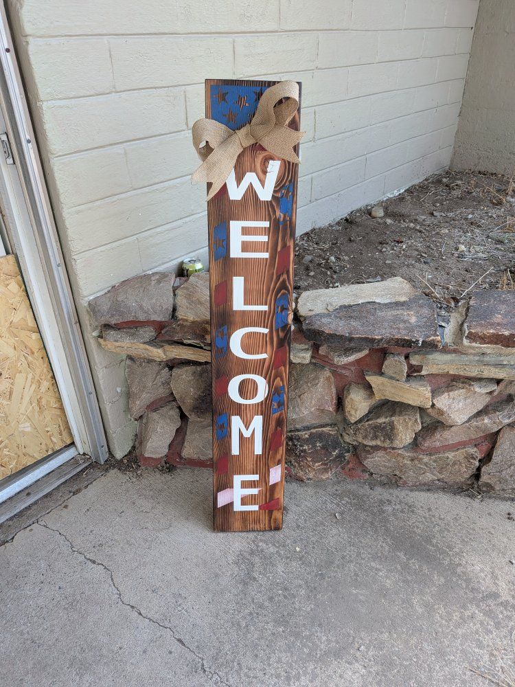welcome sign custom