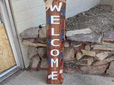 welcome sign custom