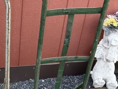 Green Heavy Duty Hand Truck Dolly, Possibly Harper Brand in Good Condition