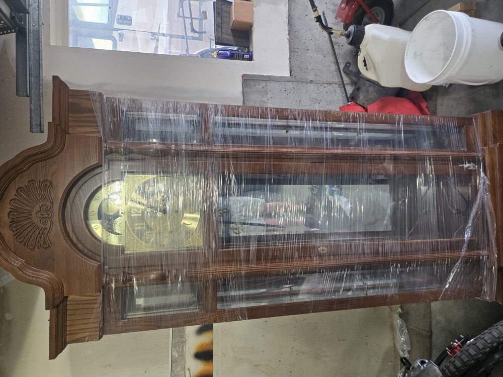 vintage Ridgeway grandfather clock