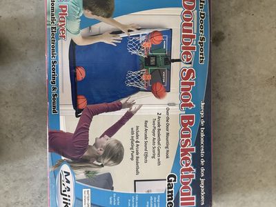 Majik In-Door Sports Double Shot Basketball Game with Electronic Scoring & Sound