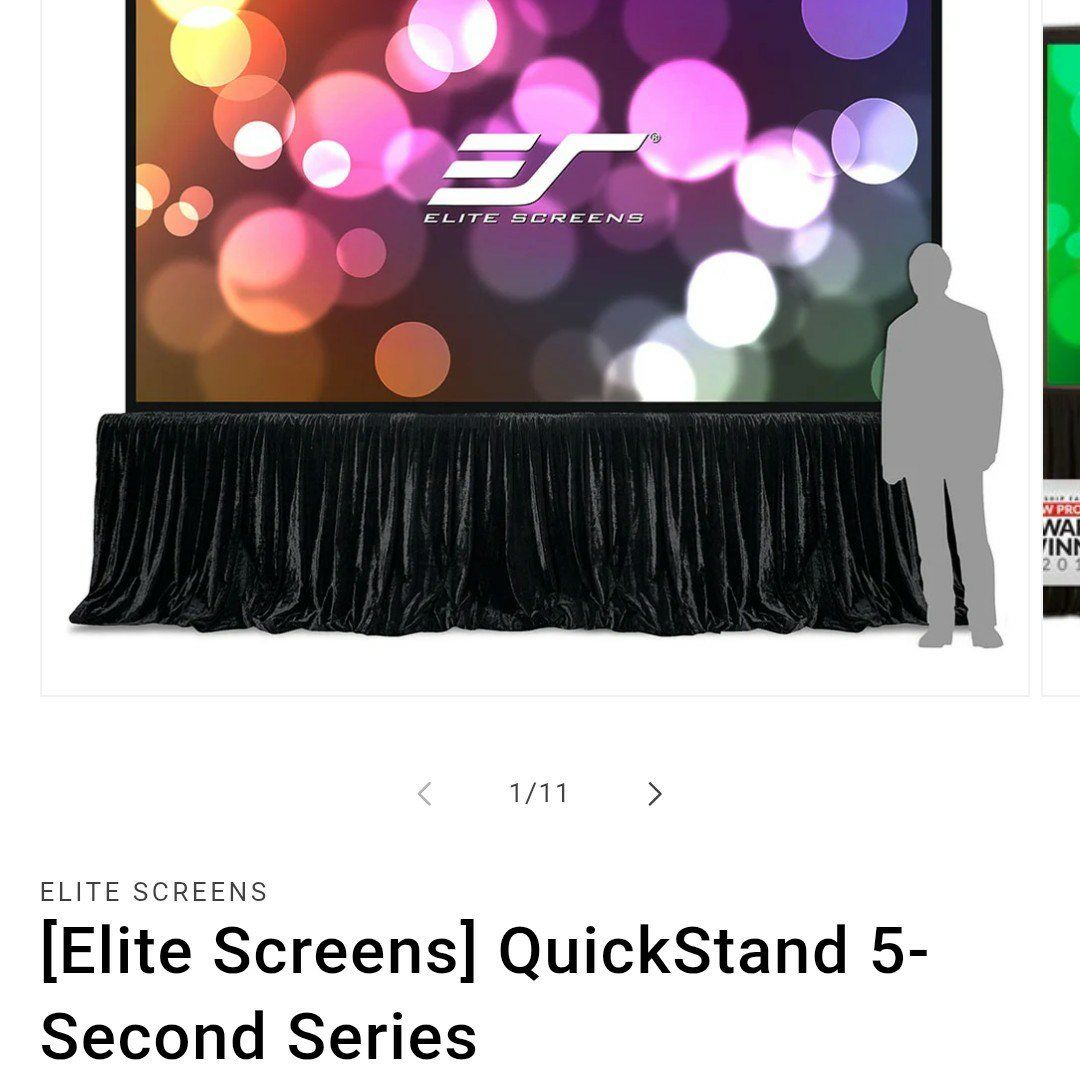 [Elite Screens] QuickStand 5-Second Series "180