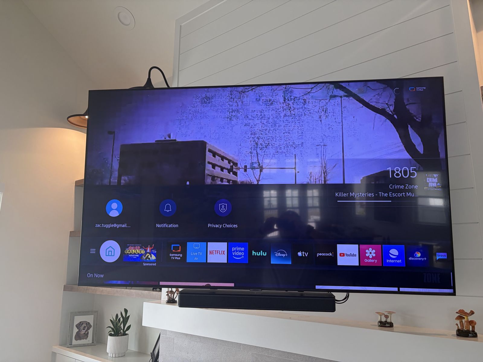 65" Samsung TV w/ Bose Sound Bar