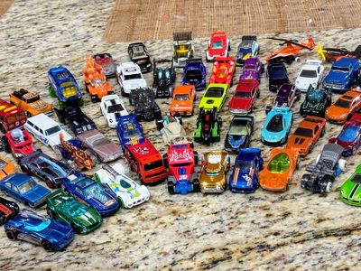 Large group of Hot wheel Cars