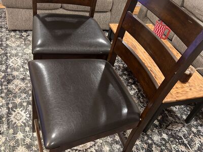 4 high dining chairs