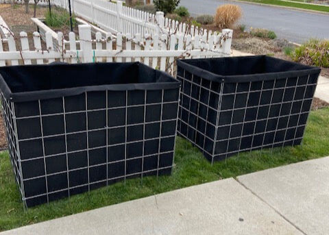 90% OFF! New Raised Bed Planters Garden Boxes - Gabion Basket Style - Galvanized Steel Wire & Liner