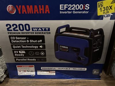 TWO- Yamaha 2200 Watt Inverter Generators